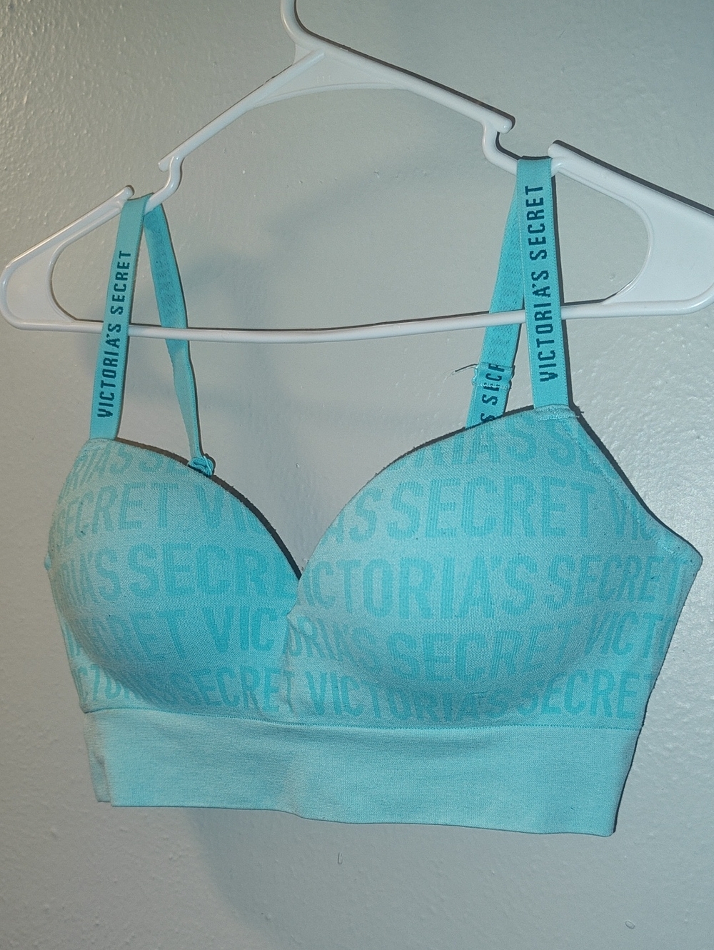 Large Victorias Secret Blue Bralette